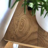 Old rectangular pedestal table