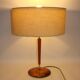 Lampe danoise vintage des années 60 – bois, métal, plastique