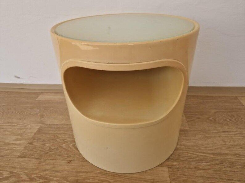 Midcentury Space Age Side Table Artemide, design Emma Gismondi, Italy, 1960s