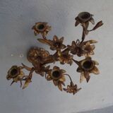 Applied Napoleon III bronze Golden Flower