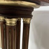 Napoleon III style mahogany display column, 20th century