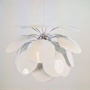 Suspension Discocó blanche par Christophe Mathieu pour Marset, années 2000.