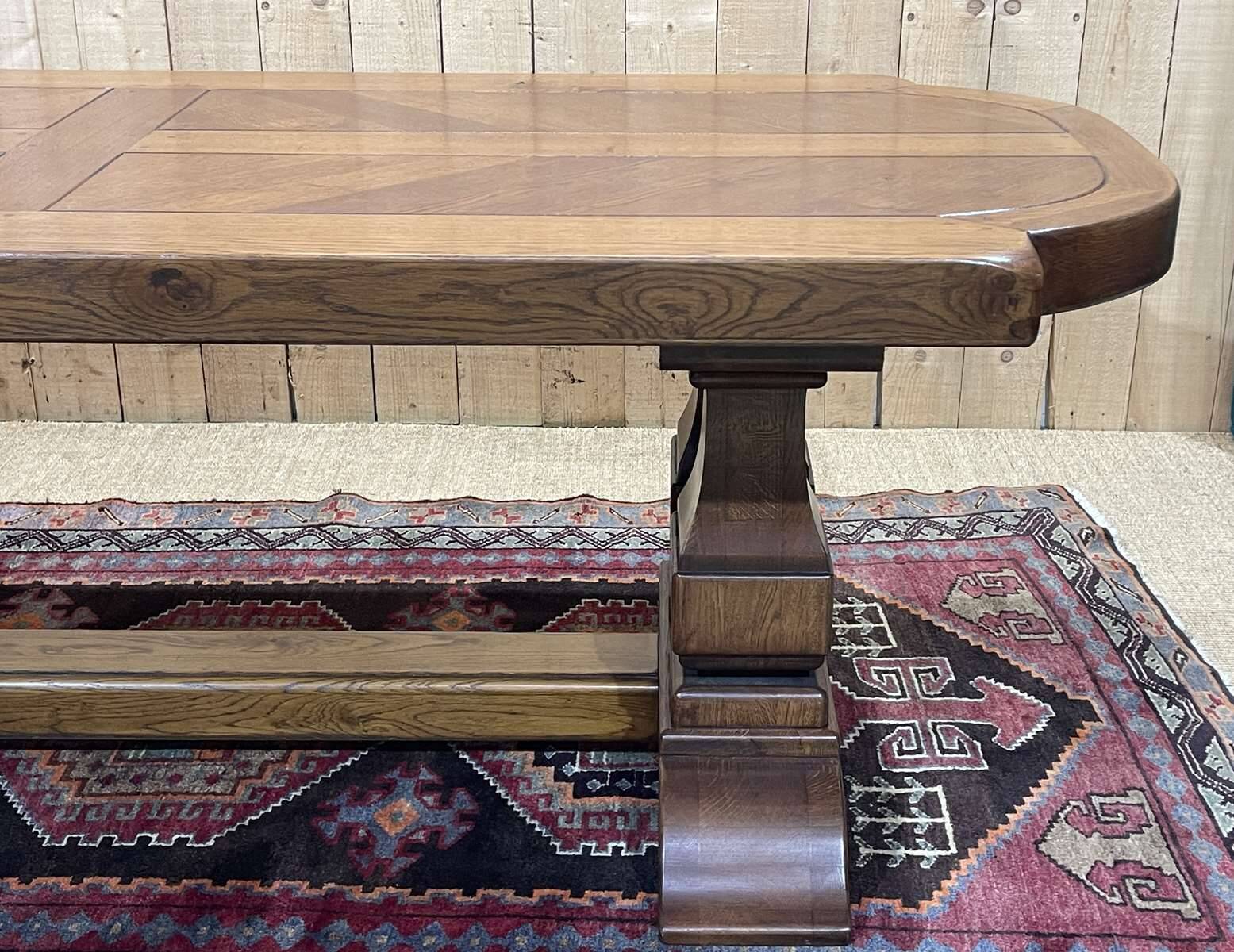 Oak monastery table from the 1980s