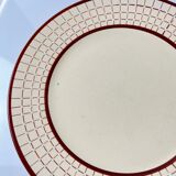 Set of 6 flat plates Longchamp model "Colmar"