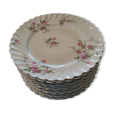 Assiettes porcelaine de Limoges