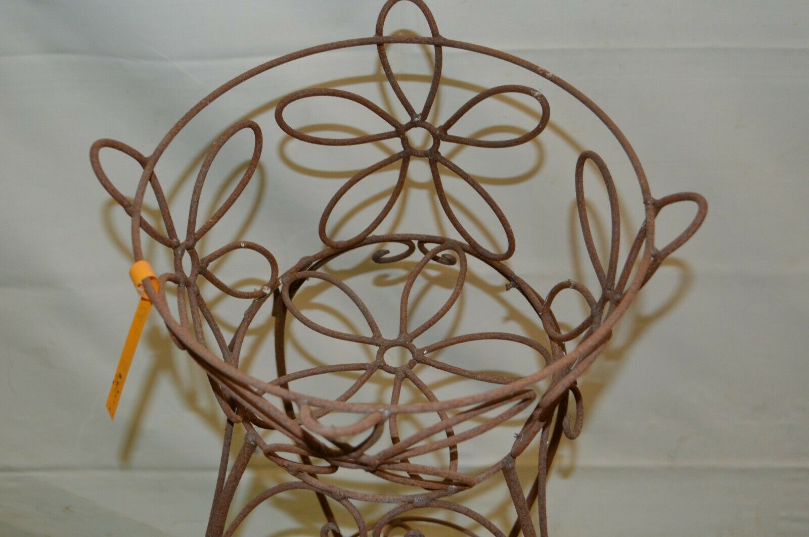 wrought iron planter