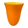 Vase orange Carlo Nason murano