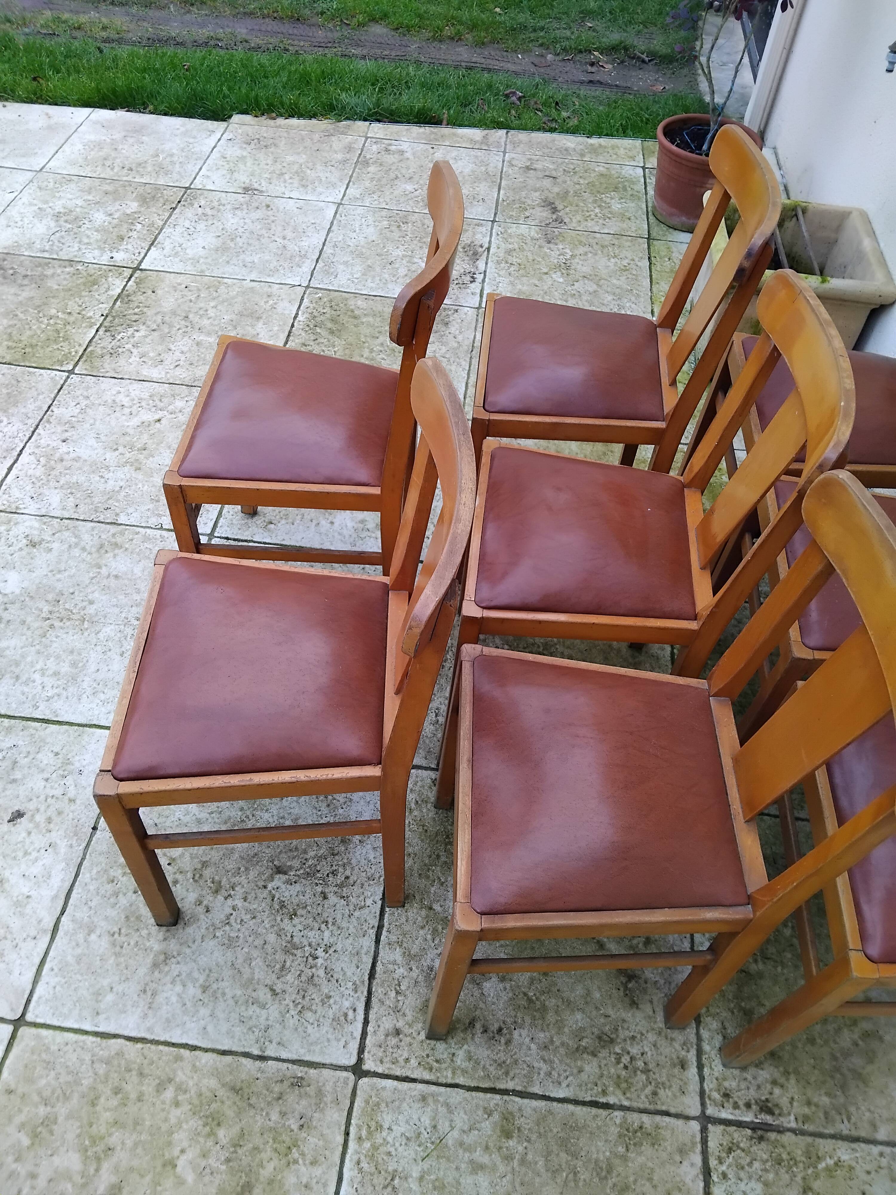 8 inseparable elf vintage bistro chairs