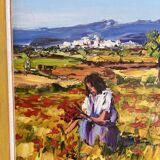 Provençal painting signed Volpi