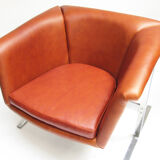 Two Space Age "042" Chairs by Geoffrey Harcourt for Artifort