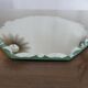 Miroir octogonal biseauté Saint Gobain années 40 50 21 cm X 21 cm