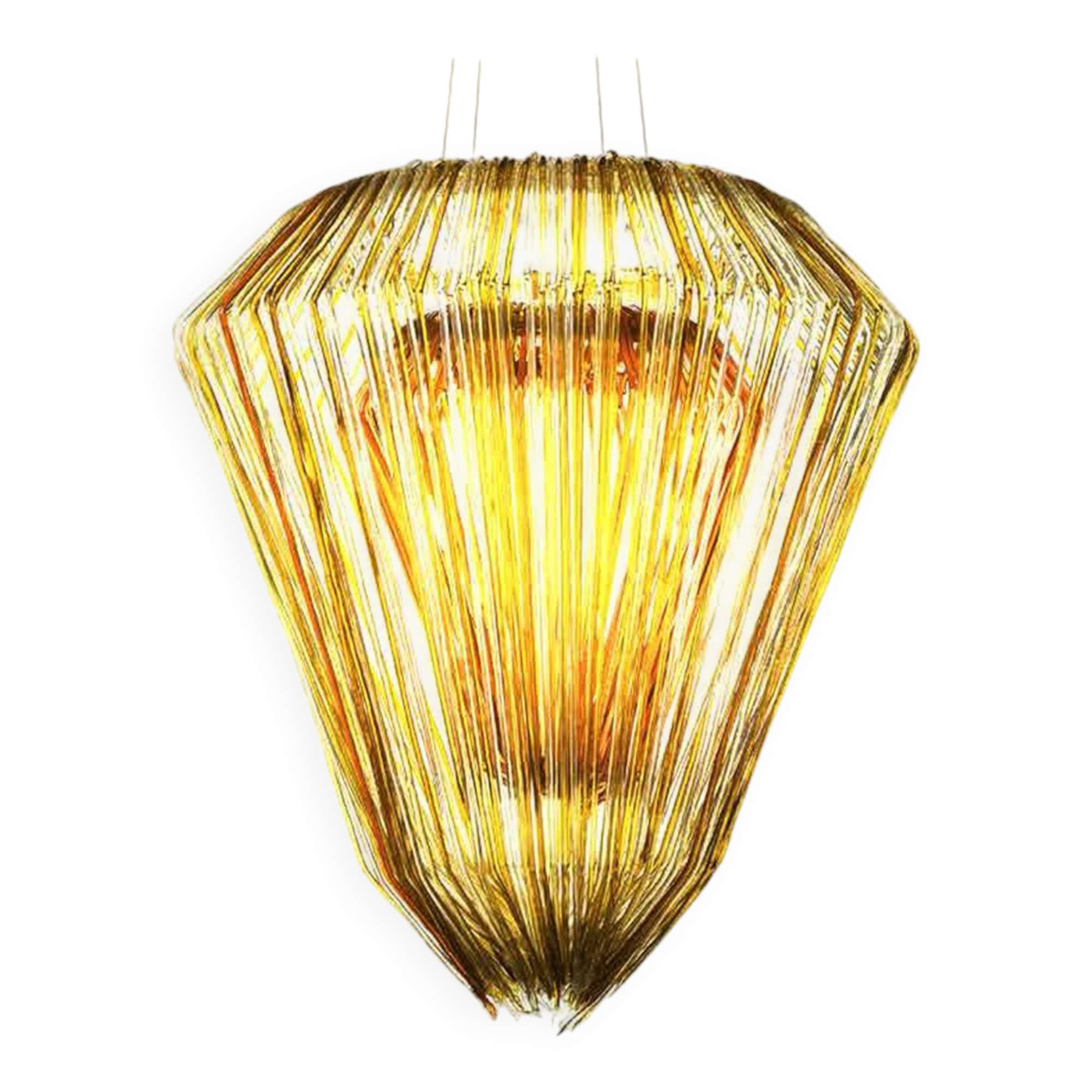 Contemporary Jacopo Foggini Mod Brilli E Gold Methacrylate Italian Chandelier