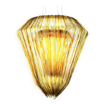 Contemporary Jacopo Foggini Mod Brilli E Gold Methacrylate Italian Chandelier