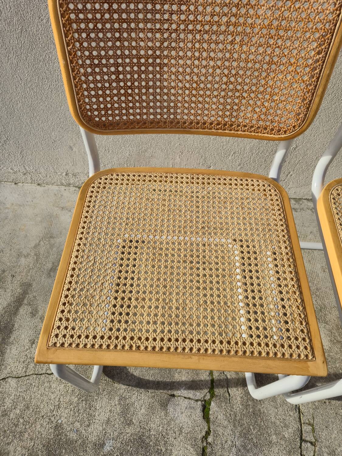 Paire de chaises Marcel Breuer modèle B32 vintage