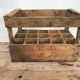 Former VILLA SIMON door bottles x 15 Vintage wooden wine box
