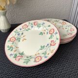 Assiettes Churchill "Briar Rose" made in Staffordshire England