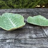 Dishes (set of 2) Bordallo Pinheiro cabbage slush