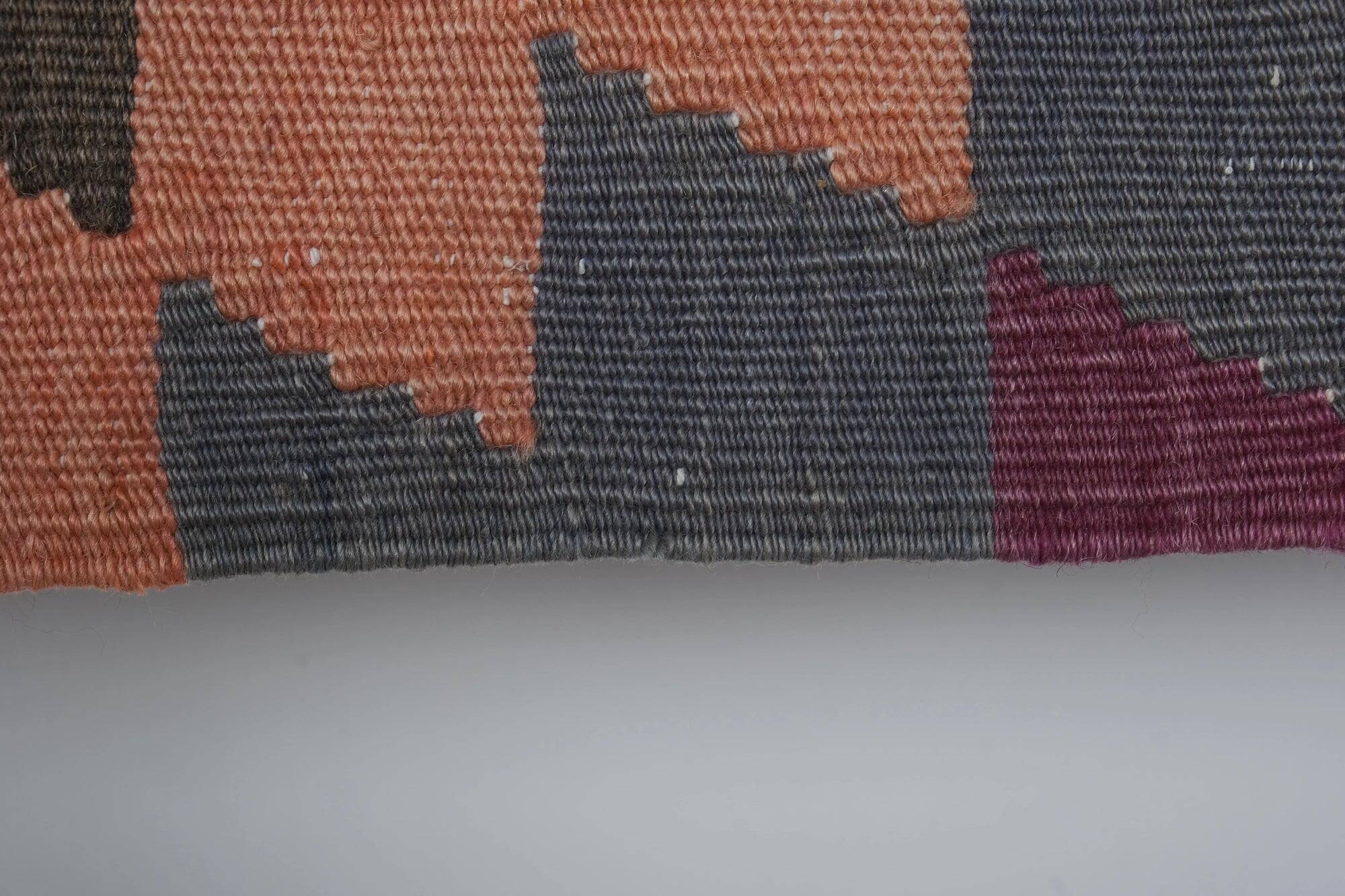 Vintage Turkish kilim handwoven 151x361 cm