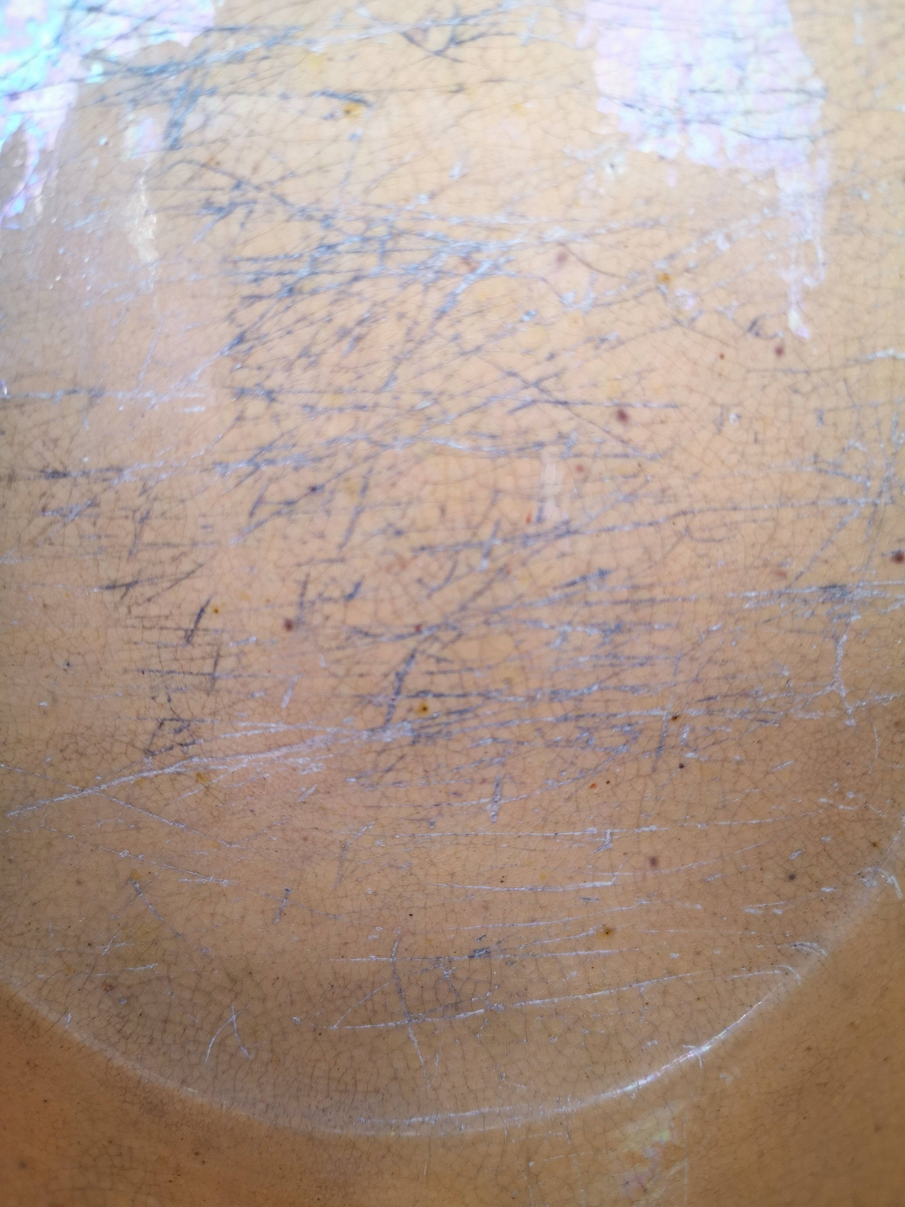 Old glazed terracotta terrine