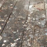 Vintage wooden workbench
