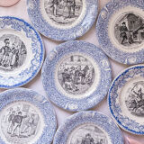 Luneville talking plate collection