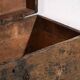 Small antique chest with a metal frame (c.1900) #3