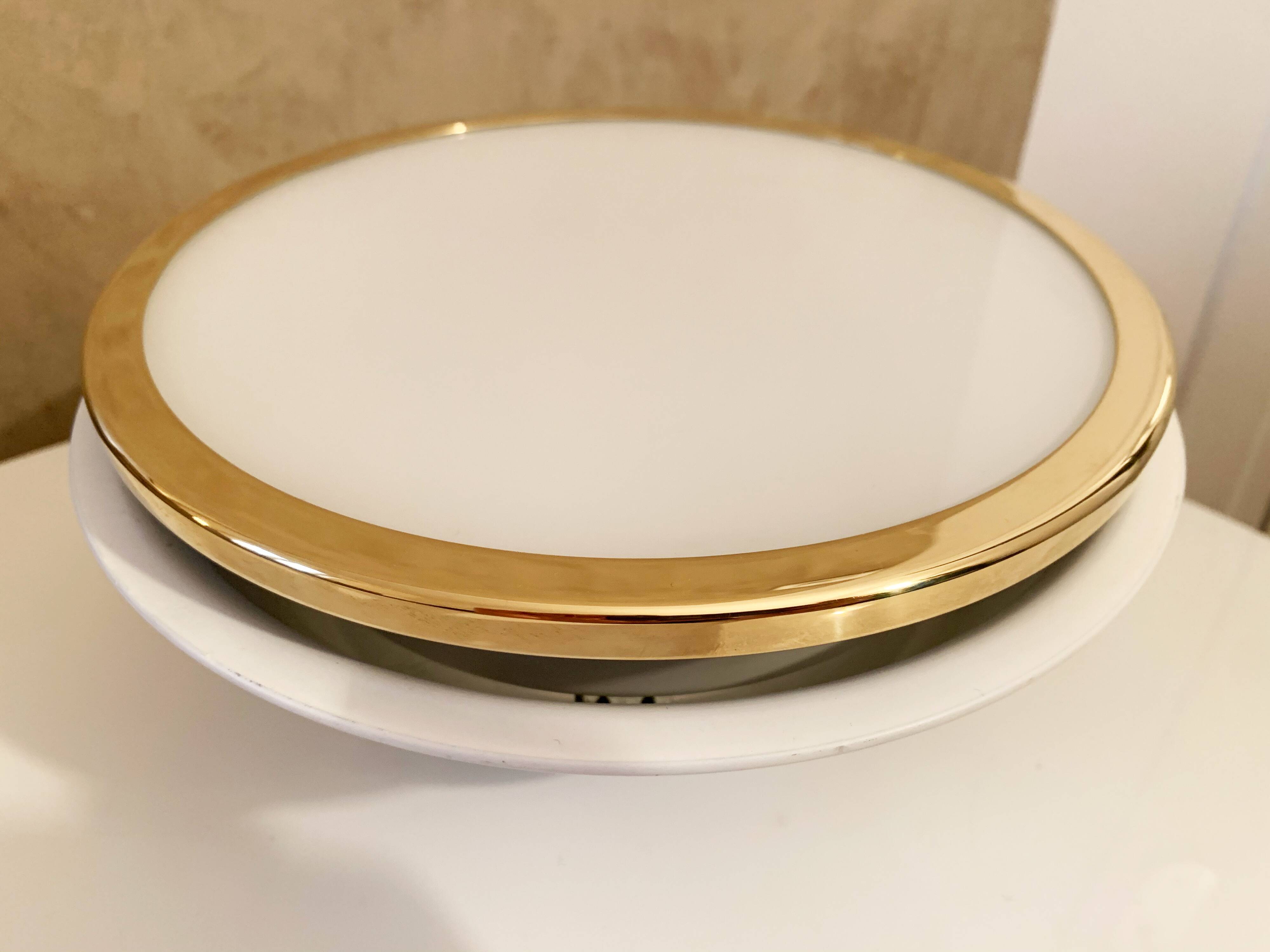 Arne Jacobsen - Munkegaards Ceiling Light - Produced In Denmark By Louis Poulsen In The 1950s - Bras