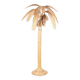 "Banana" rattan floor lamp