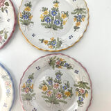6 vintage plates Martres Tolosane Jodra Noirmoutier