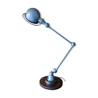 Blue jielde lamp two arms