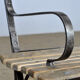 Riveted iron park bench 1920s