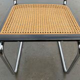 Cesca design chair b32 model in black and chrome