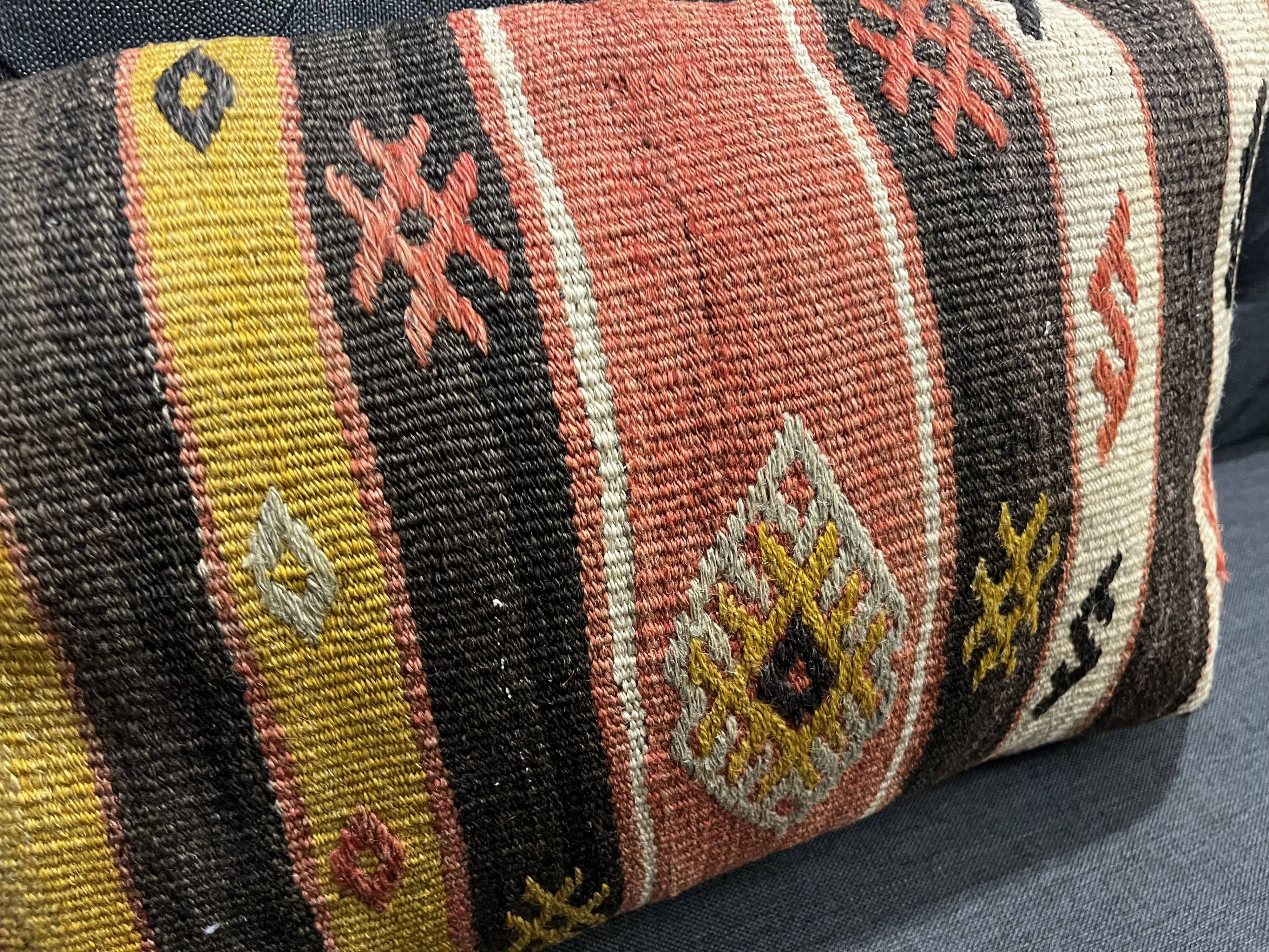 Handmade Striped Cushion