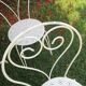 Wrought iron garden living room