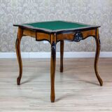 Antique Louis Philippe Walnut Game Table, 1890s