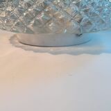Cast glass ceiling lamp
