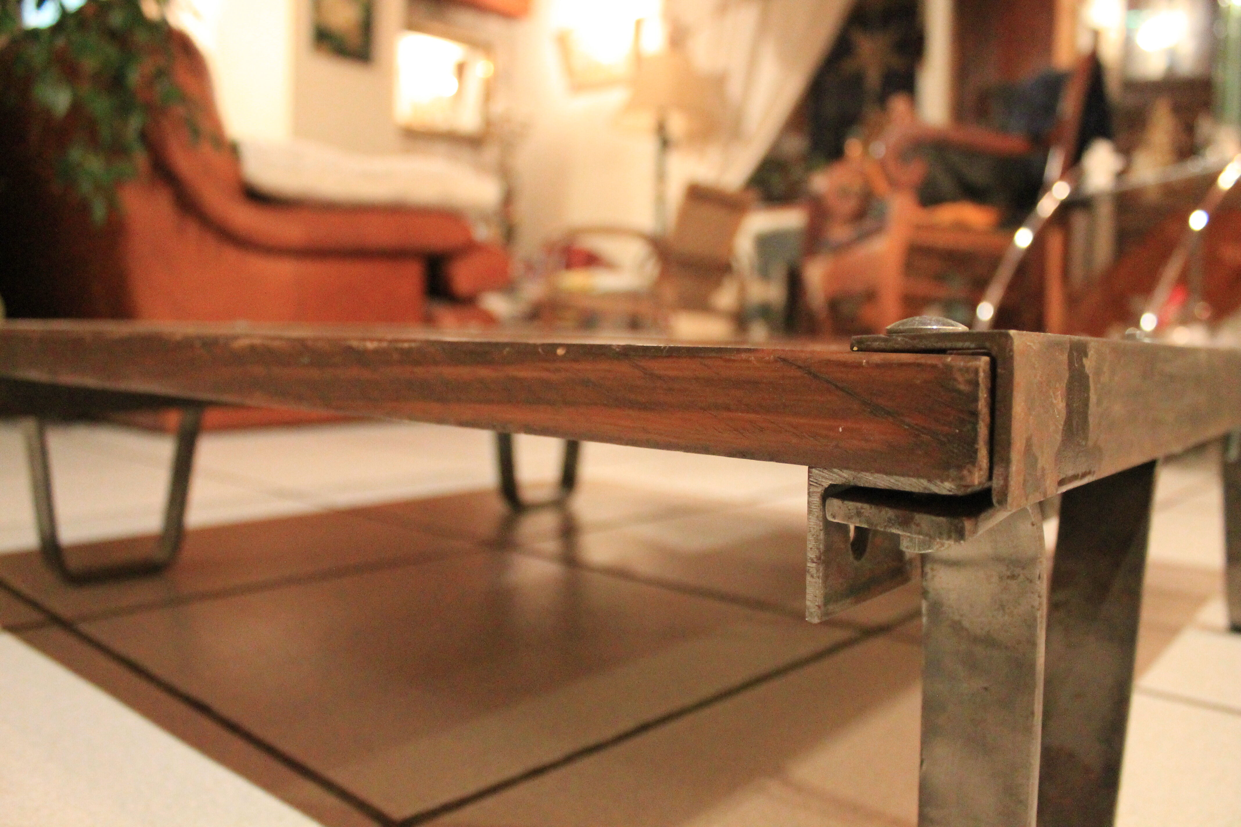 Industrial coffee table, SNCF palette