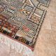 Handmade Berber Kilim rug: Moroccan wall decoration 160 cm x 110 cm