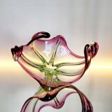 Murano vintage multicoloured bowl with organic design, Italy, 1960s