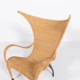 Vintage Architectural Italian design armchair