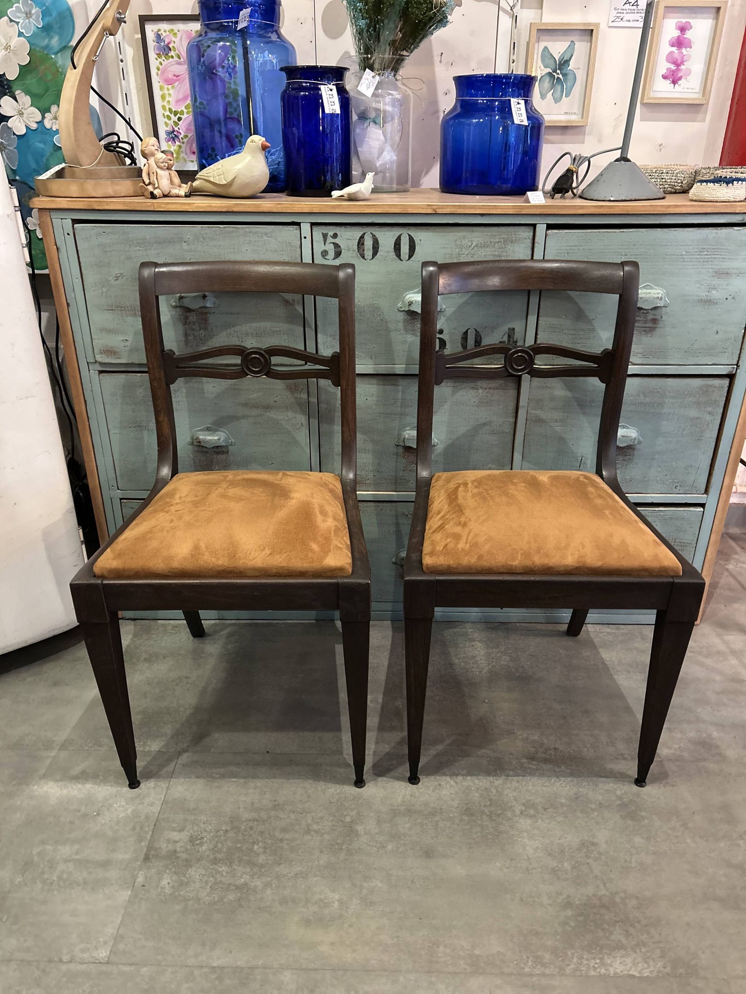Paire de chaises de style Régence Des années 40