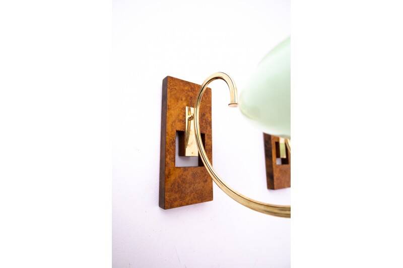Art Deco wall lamp set, Poland, circa 1930