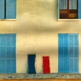 Exhibition poster by David Hockney The Metropolitan Museum of Art, 1988 (Large format)