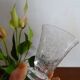 Wine glass crystal Baccarat Elisabeth Millefiori signed