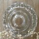 Paire de bougeoirs vintage en verre