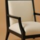 Pair of Art Deco armchairs — black lacquered wood and zebra leather - mid-century