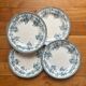 4 iron earth dessert plates Paris, Choisy le Roi