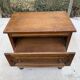 English sideboard with 2 doors, solid wood, medium satin oak