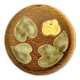 Sarreguemines Water Lily slip dish