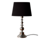 Mid-century Scandinavian sculptural lamp chrome 1970
